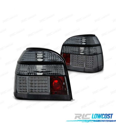 PILOTOS LED PARA VOLKSWAGEN VW GOLF 3 91-97 AHUMADO LED