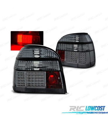 PILOTOS LED PARA VOLKSWAGEN VW GOLF 3 91-97 AHUMADO LED