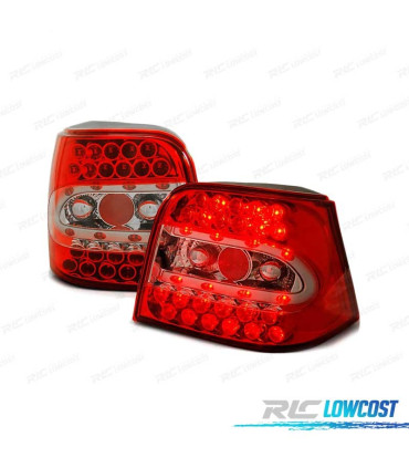 PILOTOS PARA VOLKSWAGEN VW GOLF 4 97-03 LED ROJOS