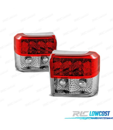 PILOTOS LED PARA VOLKSWAGEN VW T4 90-03 ROJO BLANCO LED