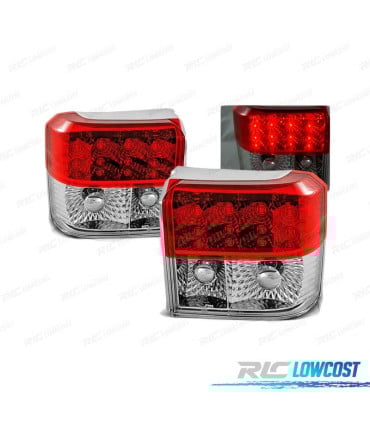 PILOTOS LED PARA VOLKSWAGEN VW T4 90-03 ROJO BLANCO LED
