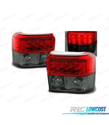 PILOTOS LED PARA VOLKSWAGEN VW T4 90-03 ROJO AHUMADO LED