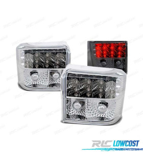 PILOTOS LED PARA VOLKSWAGEN VW T4 90-03 CROMADO LED