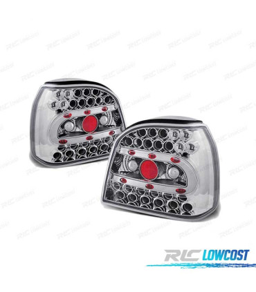 PILOTOS PARA VOLKSWAGEN VW GOLF 3 91-97 CROMADO LED LEX