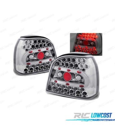 PILOTOS PARA VOLKSWAGEN VW GOLF 3 91-97 CROMADO LED LEX
