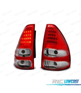 PILOTOS LED PARA TOYOTA LAND CRUISER FJ120 03-09 ROJO BLANCO LED
