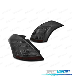 PILOTOS LED SUZUKI SWIFT 10-17 LIGHT BAR NEGRO AHUMADOS
