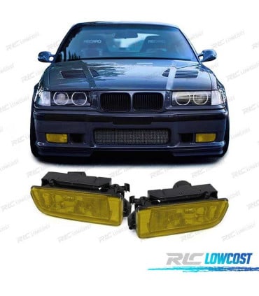 FAROS ANTINIEBLA BMW E36 CRISTAL AMARILLO