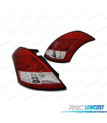 PILOTOS PARA SUZUKI SWIFT 10-17 LED BAR ROJO BLANCO