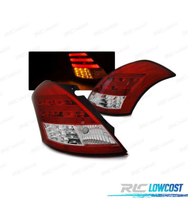 PILOTOS PARA SUZUKI SWIFT 10-17 LED BAR ROJO BLANCO