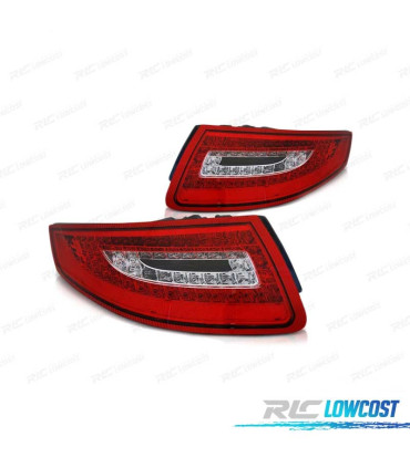 PILOTOS PARA PORSCHE 911 997 04-08 LED ROJO CLARO