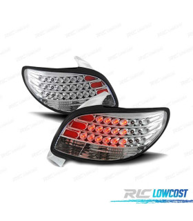 PILOTOS LED PEUGEOT 206 98-09 CROMADO