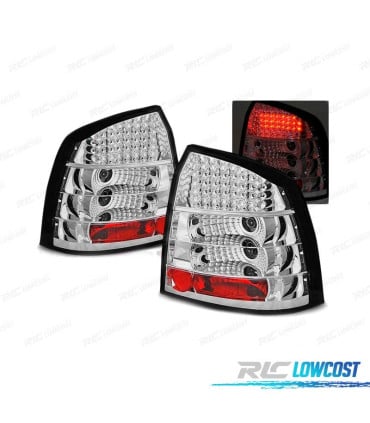 PILOTOS LED OPEL ASTRA G 97-04 3P 5P CROMADO LED