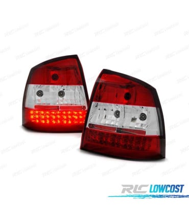 PILOTOS LED PARA OPEL ASTRA G 3P 5P 97-04 ROJO BLANCO