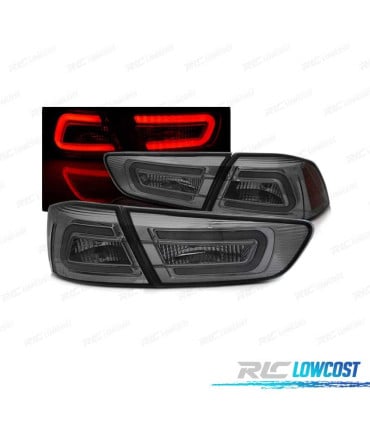 PILOTOS MITSUBISHI LANCER 8 SEDAN 08-11 LED BAR AHUMADO