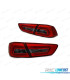 PILOTOS MITSUBISHI LANCER 8 SEDAN 08-11 LED BAR ROJO AHUMADO
