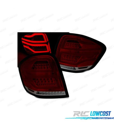 PILOTOS MERCEDES W164 05-08 LED BAR ROJO AHUMADO