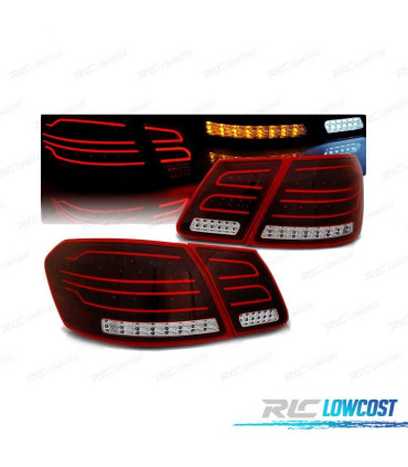 PILOTOS LED MERCEDES W212 09-13 ROJO BLANCO