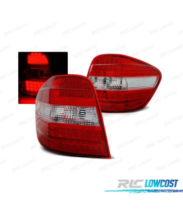 PILOTOS LED PARA MERCEDES W164 05-08 ROJO BLANCO LED