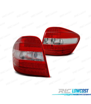 PILOTOS LED PARA MERCEDES W164 05-08 ROJO BLANCO LED