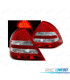 PILOTOS LED PARA MERCEDES CLASE C W203 04-07 ROJO BLANCO LED