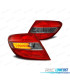 PILOTOS LED PARA MERCEDES W204 SEDAN 07-10 ROJO AHUMADO LED