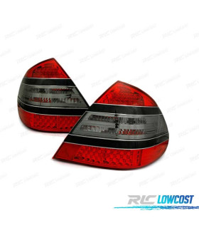 PILOTOS LED PARA MERCEDES W211 02-06 ROJO AHUMADO LED
