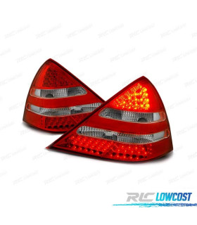 PILOTOS LED MERCEDES SLK R170 96-04 ROJO CLARO