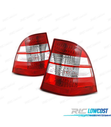 PILOTOS LED MERCEDES ML W163 98-05 ROJO CRISTAL