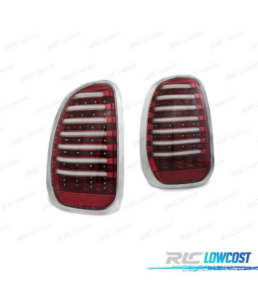 PILOTOS LED PARA MINI R60 COUNTRYMAN 10-14 ROJO BLANCO LED BAR