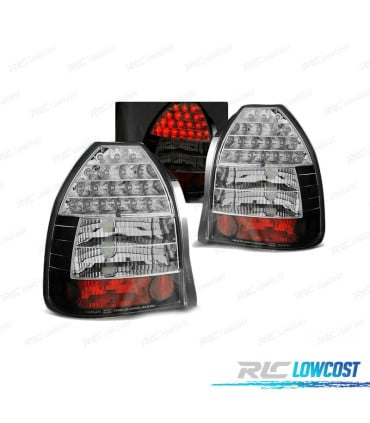 PILOTOS LED HONDA CIVIC 3P 95-01 NEGROS