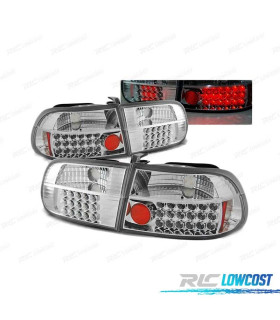 PILOTOS LED PARA HONDA CIVIC 91-95 3D CROMADO LED