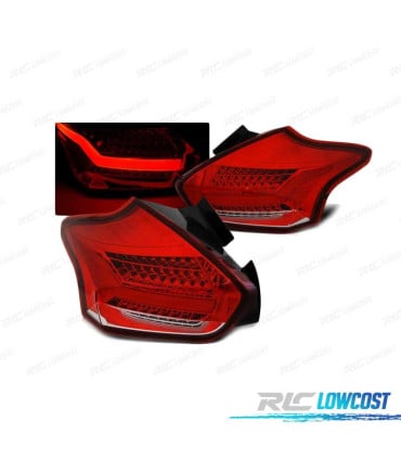 PILOTOS LED BAR PARA FORD FOCUS 3 HATCHBACK 15-18 INTERMITENTE LED DINAMICO