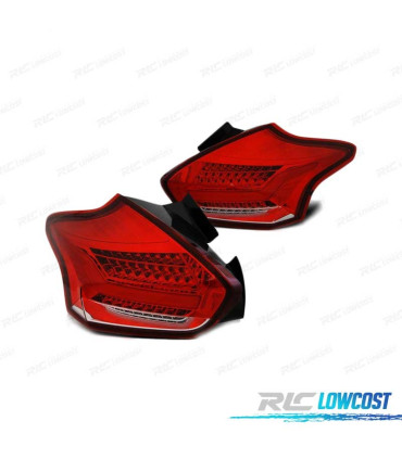PILOTOS LED BAR PARA FORD FOCUS 3 HATCHBACK 15-18 INTERMITENTE LED DINAMICO