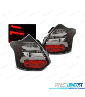 PILOTOS NEGROS FORD FOCUS 3 HATCHBACK 11-14 INTERMITENTE LED DINAMICO