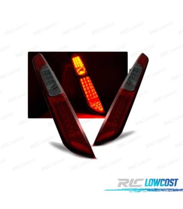 PILOTOS LED FORD FOCUS MK2 04-08 HB ROJO AHUMADO LED
