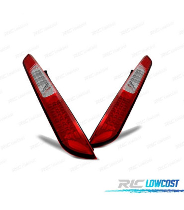 PILOTOS LED FORD FOCUS MK2 04-08 HB ROJO BLANCO LED
