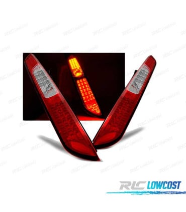PILOTOS LED FORD FOCUS MK2 04-08 HB ROJO BLANCO LED