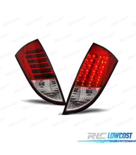 PILOTOS LED PARA FORD FOCUS 1 HB 98-04 ROJO BLANCO LED