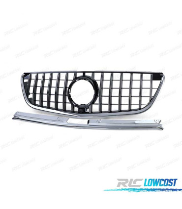PARRILLA MERCEDES CLASE V W447 14-19 NEGRO CROMO LOOK AMG