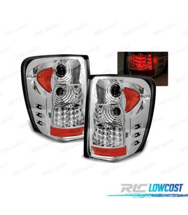 PILOTOS LED JEEP GRAND CHEROKEE 99-05 CROMADOS