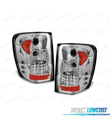 PILOTOS LED JEEP GRAND CHEROKEE 99-05 CROMADOS