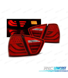 PILOTOS LED BMW E90 05-08 RED LED BAR