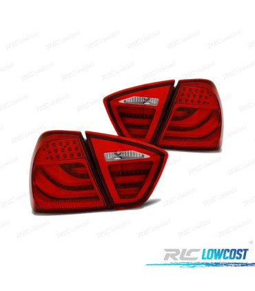 PILOTOS LED BMW E90 05-08 RED LED BAR