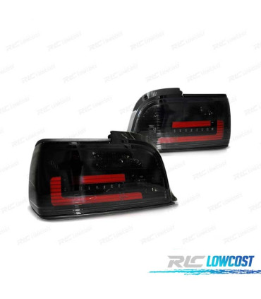 PILOTOS LED PARA BMW E36 90-99 COUPE CABRIO AHUMADO BAR LED
