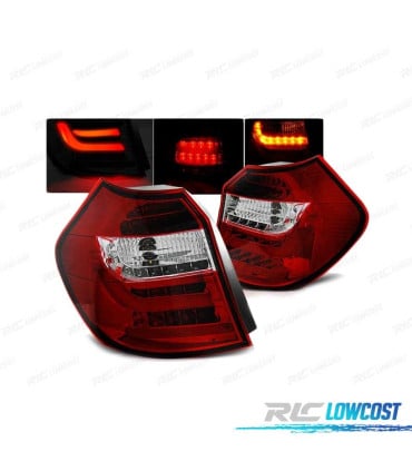 PILOTOS BMW E87 E81 04-07 LED BAR ROJOS