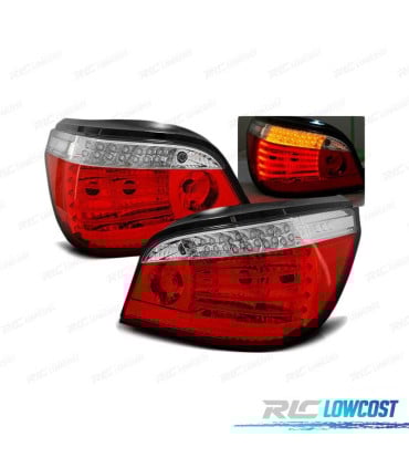 PILOTOS BMW E60 03-07 ROJO BLANCO LED