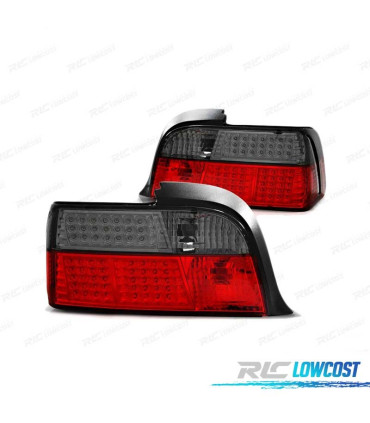 PILOTOS LED BMW E36 90-99 COUPE ROJO AHUMADO LED
