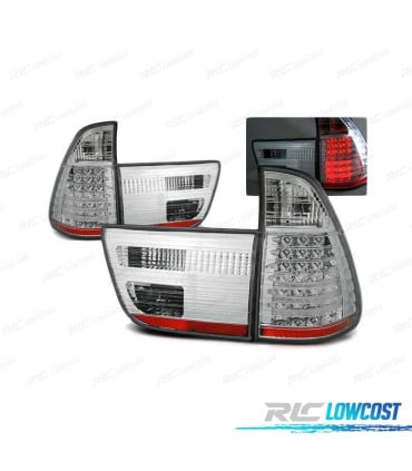 PILOTOS LED PARA BMW X5 E53 99-03 CROMADOS