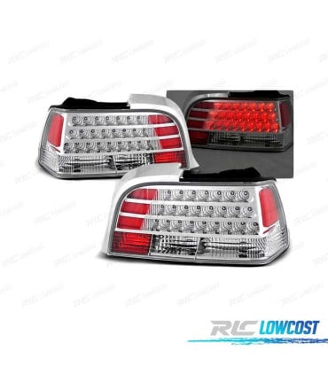 PILOTOS LED PARA BMW E36 90-99 COUPE CROMADO LED